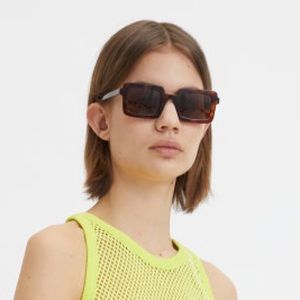 Rodebjer Malvan Square Rectangle Sunglasses – Tortoise